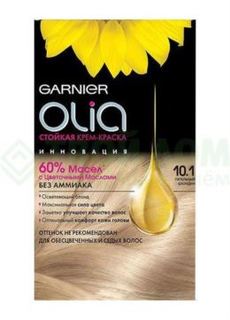 Средства по уходу за волосами Краска Garnier Olia 10.1 160 мл Пепельный блондин (C4683700)
