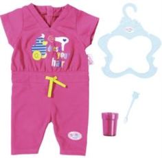 Кукольные аксессуары Игровой набор: пижама, зубная щетка и стакан Baby Born Zapf Creation
