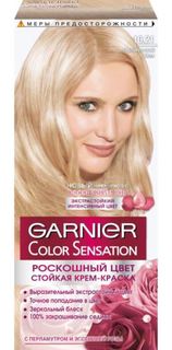 Средства по уходу за волосами Краска для волос Garnier Color Sensation Роскошь цвета 10.21 Перламутровый шелк