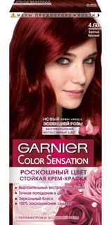 Средства по уходу за волосами Краска для волос Garnier Color Sensation Роскошь цвета 4.60 Богатый красный