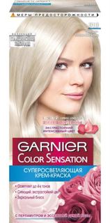 Средства по уходу за волосами Краска для волос Garnier Color Sensation Роскошь цвета 910 Пепельно-серебристый блонд
