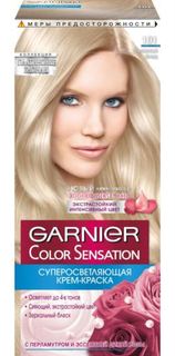 Средства по уходу за волосами Краска для волос Garnier Color Sensation Роскошь цвета 101 Серебристый блонд