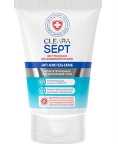 Уход за кожей лица Гель-скраб ClearaSept Anti-Acne 100мл