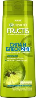 Средства по уходу за волосами Шампунь Garnier Fructis Сила и блеск 2 в 1 250 мл