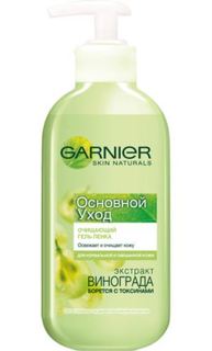 Уход за кожей лица Очищающий гель-пенка для умывания Garnier Skin Naturals Основной уход 200 мл Garnier/ГАРНЬЕР