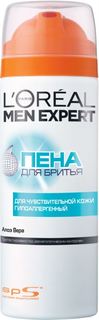 Средства для/после бритья Пена для бритья LOreal Paris Men Expert Для чувствительной кожи 200 мл LOreal
