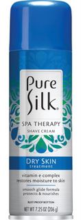 Средства для/после бритья Крем-пена для бритья Pure Silk Dry Skin Treatment Shave Cream 206 г