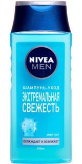 Средства по уходу за волосами Шампунь для мужчин Nivea Экстремальная свежесть 250 мл