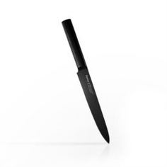 Ножи, ножницы и ножеточки Нож гастрономический Fissman shinto 20 см с покрытием black non-stick coating