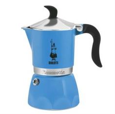 Чайники, кофейники, турки Кофеварка гейзерная Bialetti Fiametta Light Blue на 3 чашки