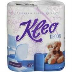 Бумажная продукция Бумажные полотенца Мягкий знак Kleo Decor 2 рулона