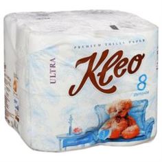Бумажная продукция Туалетная бумага Мягкий знак Kleo Ultra 8 рулонов