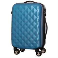 Рюкзаки и чемоданы Чемодан PROFFI пластиковый средний синий 43х30х67