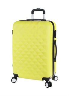 Рюкзаки и чемоданы Чемодан PROFFI пластиковый средний желтый 43х30х67