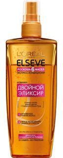 Средства по уходу за волосами Экспресс-кондиционер для волос LOreal Paris Elseve Двойной эликсир Роскошь 6 масел 200 мл LOreal