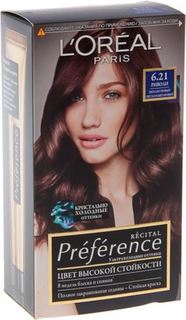 Средства по уходу за волосами Краска для волос LOreal Paris Recital Preference 6.21 Риволи LOreal