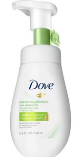 Уход за кожей лица Мусс для умывания Dove Матирующий 160 мл
