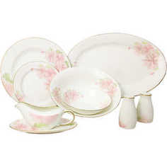 Сервизы и наборы посуды Сервиз обеденный Emerald Розовые цветы 50 предметов 12 персон