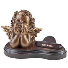 Мебель и декор Bogacho Сувенирная подставка под телефон Ангел-мечтатель Bogacho