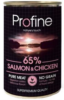 Влажный корм и консервы для собак Корм для собак Profine Salmon&Chicken лосось и курица, 400 г