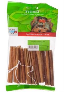 Лакомства для собак Лакомство TITBIT Кишки говяжьи BIG (мягкая упаковка)