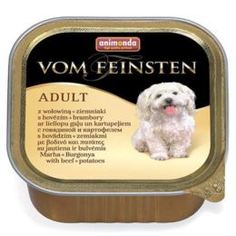 Влажный корм и консервы для собак Корм для собак Animonda Vom Feinsten menue говядина, картошка 150 г