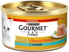Влажный корм и консервы для кошек Корм для кошек GOURMET Gold Melting Heart Тунец 85г