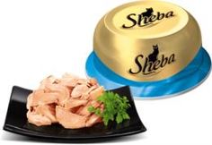 Влажный корм и консервы для кошек Корм для кошек SHEBA Сочный тунец в нежном соусе 80г