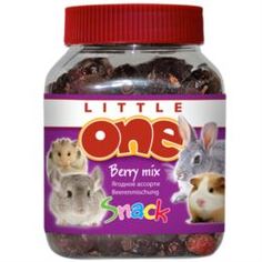 Корм, лакомства и минералы для грызунов Лакомство для грызунов LITTLE ONE Ягодное ассорти 200г