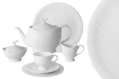 Чайные пары и сервизы Сервиз чайный белый город 40 предметов 12 персон Emerald E6-sm077/40al