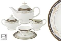 Чайные пары и сервизы Сервиз чайный петергоф 21 предмет 6 персон Emerald E5-16-41/21-al