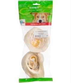 Лакомства для собак Лакомство TITBIT Ухо говяжье внутреннее 79 г