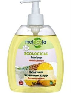 Средства по уходу за телом Экологичное крем-мыло для рук Molecola Освежающий ананас 500 мл