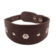 Амуниция Ошейник для собак ZOOEXPRESS Камбала 1сл Коричневый 40 см