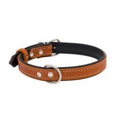 Амуниция Ошейник для собак ZOOEXPRESS Hight Line Рыжий с тиснением 50 см