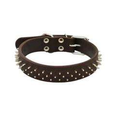Амуниция Ошейник для собак ZOOEXPRESS Ёж 2сл Коричневый 60 см