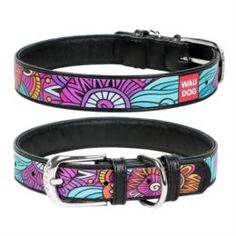 Амуниция Ошейник для собак CoLLaR Waudog с рисунком Лето 19-25 см