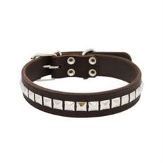 Амуниция Ошейник для собак ZOOEXPRESS Металл 2сл Коричневый 60 см