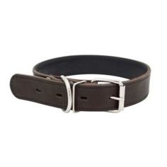 Амуниция Ошейник для собак ZOOEXPRESS Строченый 2сл Коричневый 65 см