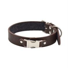 Амуниция Ошейник для собак ZOOEXPRESS Fast Line Коричневый быстросъемный 60 см