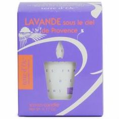 Свечи, подсвечники, аромалампы Свеча terre dOc ароматическая в стекле Лавандовый сон LAV-1-MI