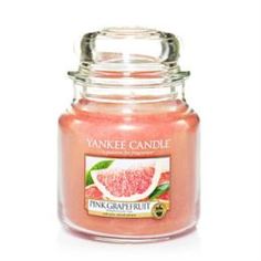 Свечи, подсвечники, аромалампы Аромасвеча в банке Розовый грейпфрут 1332219E Yankee Candle