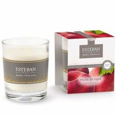 Свечи, подсвечники, аромалампы Свеча ароматическая Esteban Сочный персик
