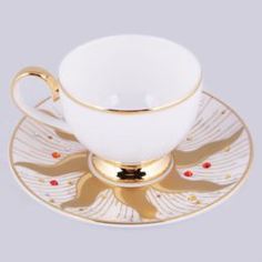 Чайные пары и сервизы Чашка с блюдцем Hankook/Prouna Дэй Уайт для эспрессо