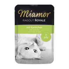 Влажный корм и консервы для кошек Корм для кошек MIAMOR Королевское рагу Кролик 100 г