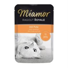Влажный корм и консервы для кошек Корм для кошек MIAMOR Королевское рагу Индейка 100 г