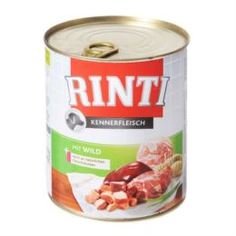 Влажный корм и консервы для собак Корм для собак RINTI Мясной гурман Дичь 800 г