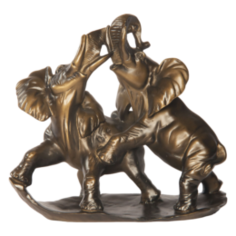 Мебель и декор Bogacho Играющие слоны скульптура 22050. 2300000390018 Bogacho
