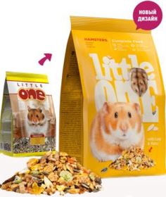 Корм, лакомства и минералы для грызунов Корм для грызунов LITTLE ONE для хомяков 900г