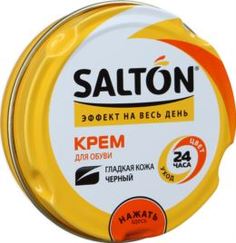 Средства по уходу за обувью Крем для обуви Salton Для гладкой кожи черный 50 мл